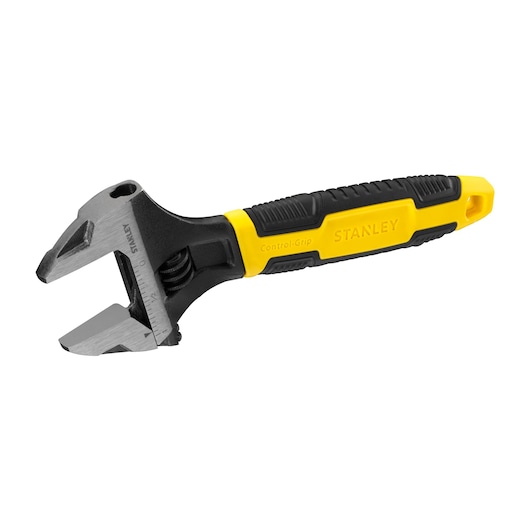 STANLEY® Bi-Material Adjustable Wrench 150mm/6in.