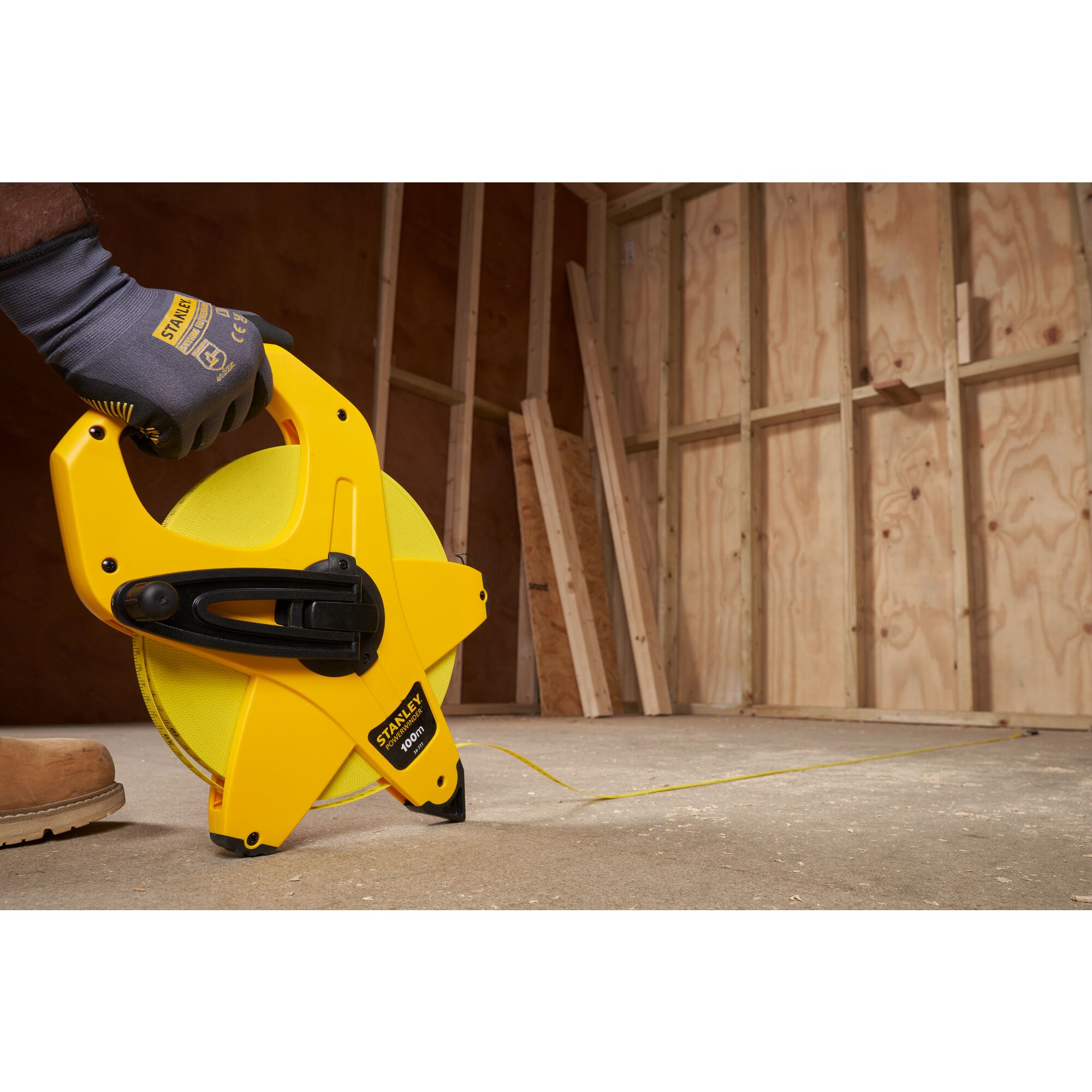 STANLEY® PowerWinder Long Tape Measure 100m