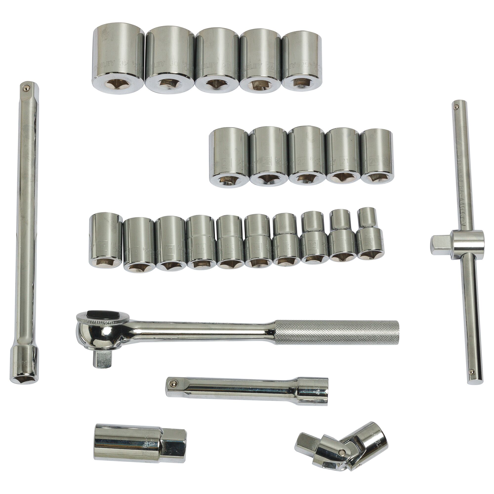 1/2 in. Square Drive 12-Point Metric Socket Set (27 pc.)