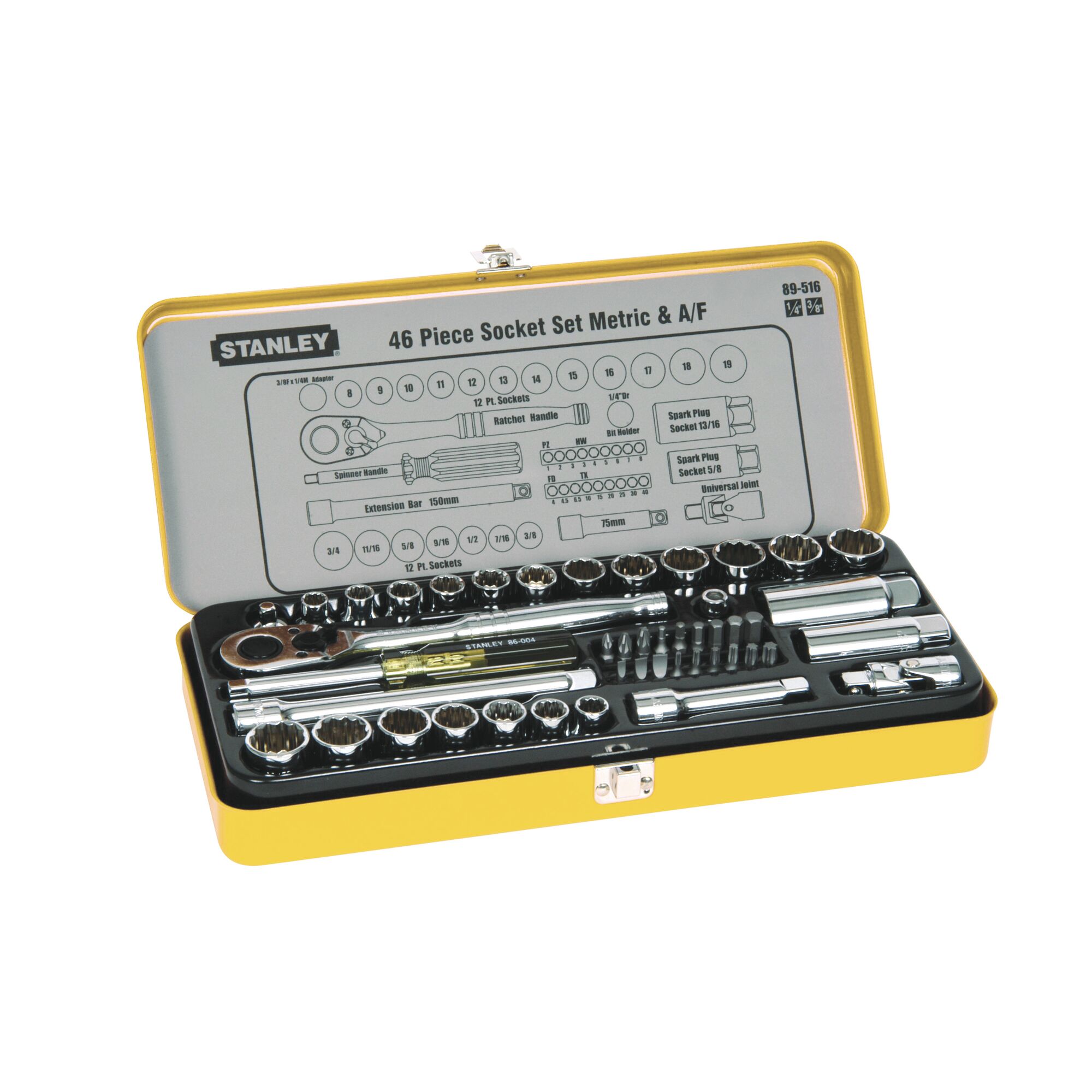 STANLEY® 3/8 in. Drive Socket Set (46 pc.) | STANLEY