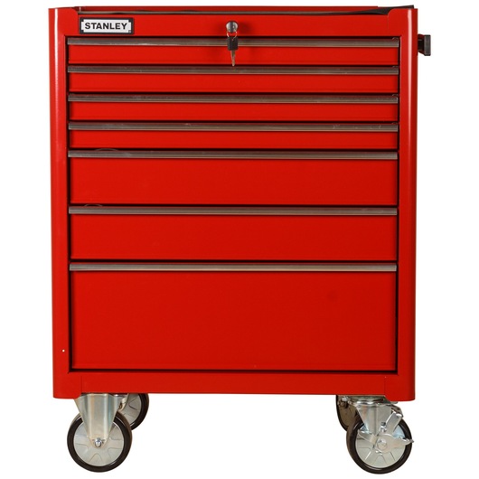 ROLLING CABINET 7 DRAWERS - RED