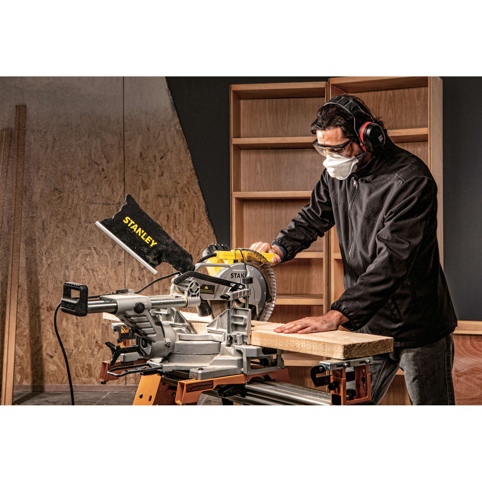1800W 255mm Sliding Mitre Saw