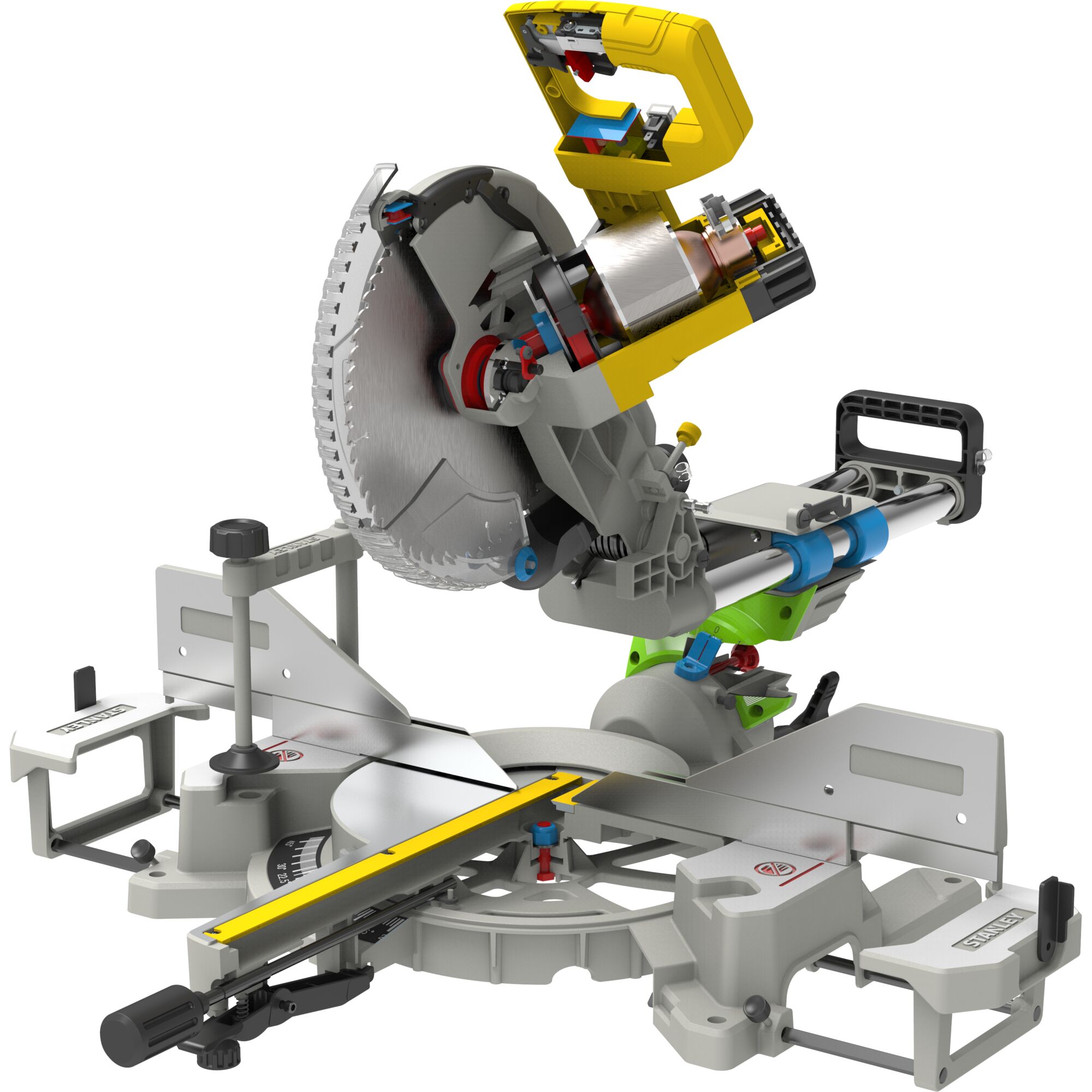 1800W 255mm Sliding Mitre Saw
