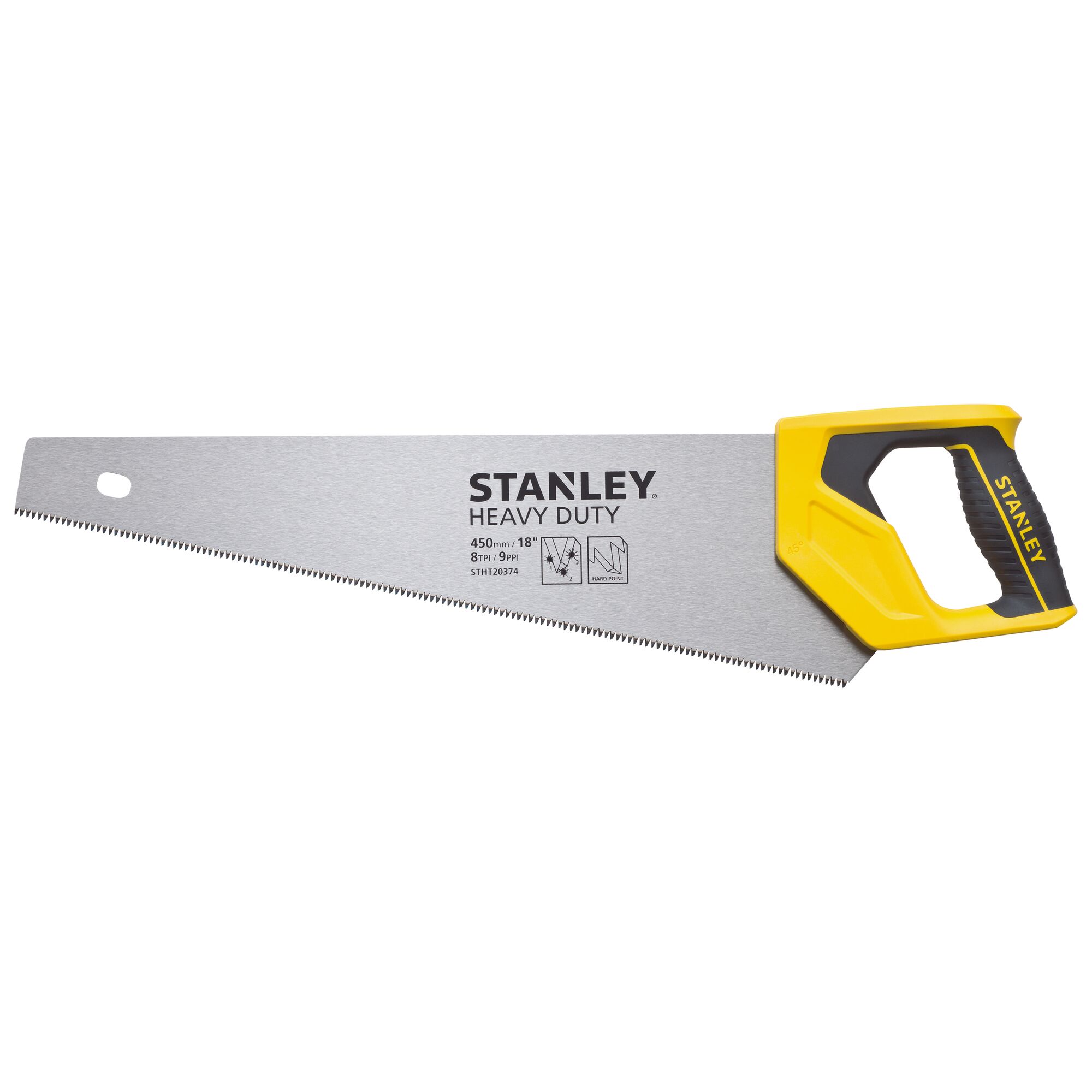 STANLEY® 18 in. Serrote Heavy Duty Bi-Material Handsaw