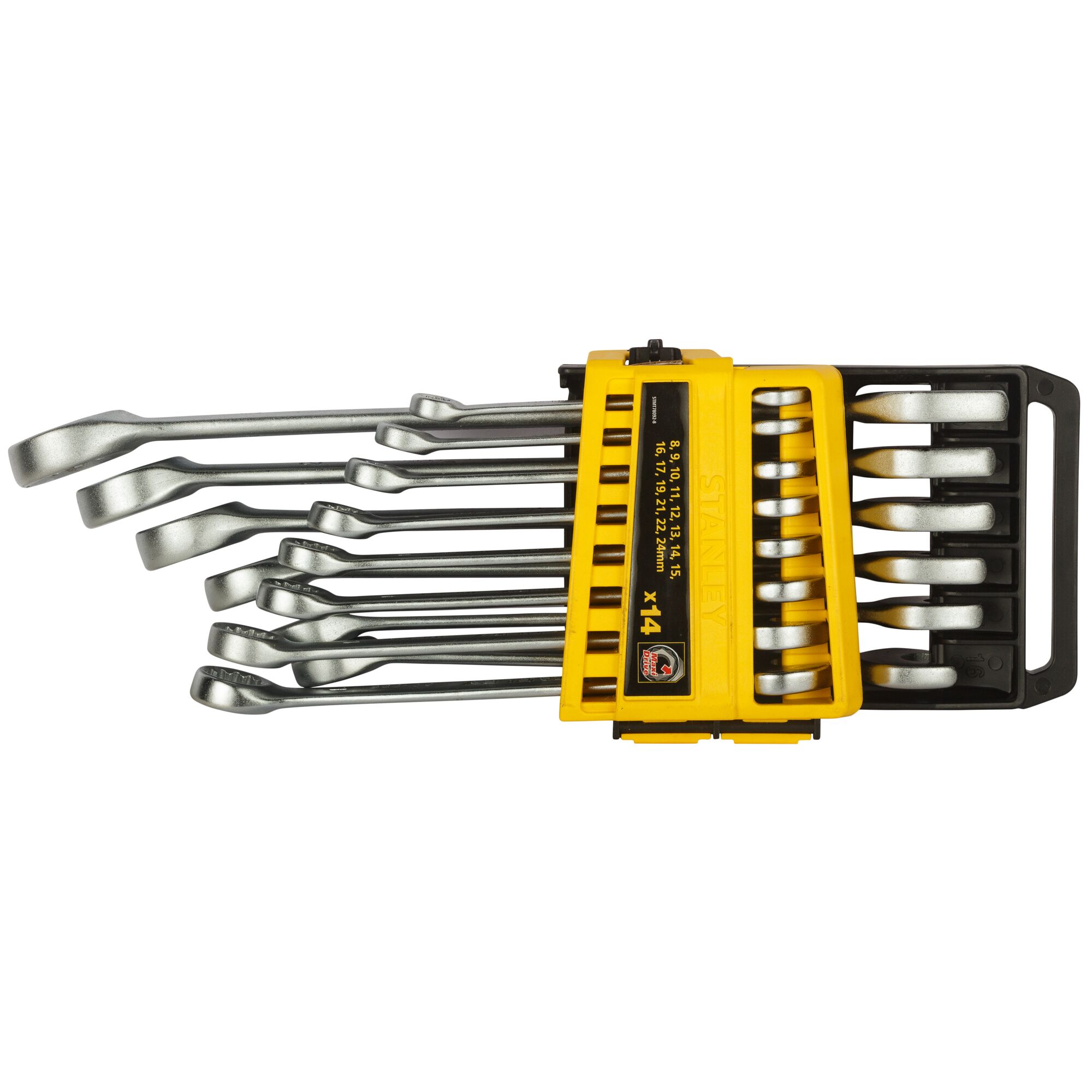Combination Metric Spanner Wrench Set in Holder (14 pc.)