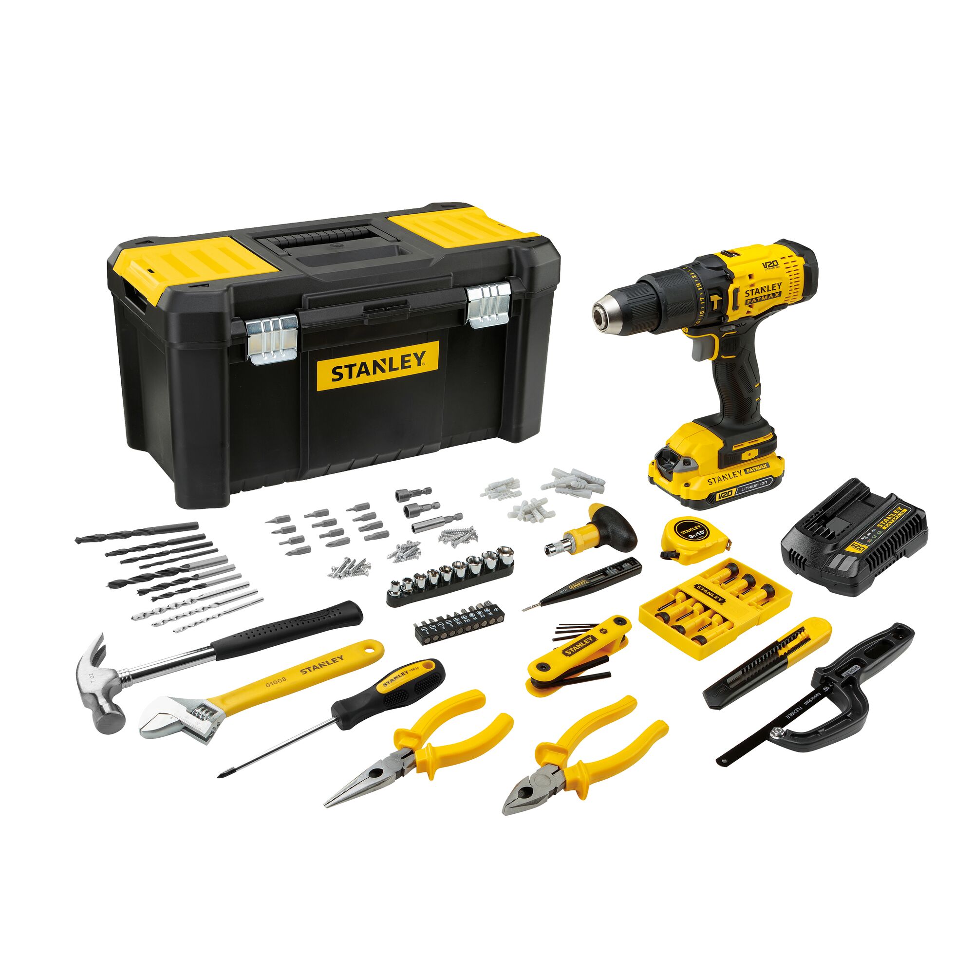 20V Hammer Drill Kit With 19 in. Toolbox (119 pc.)