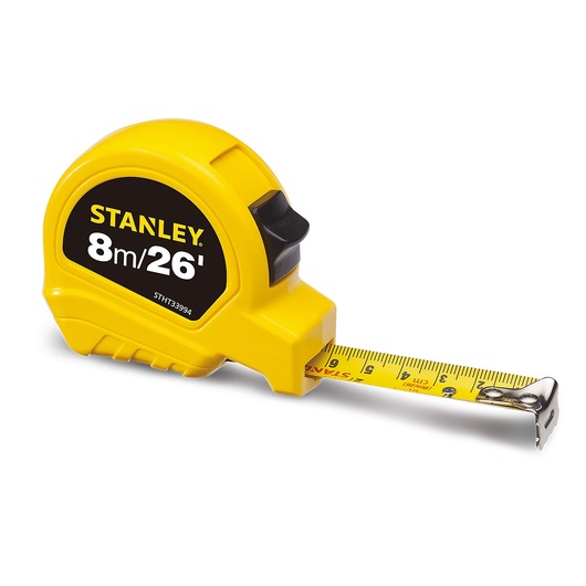 STANLEY SHORT TAPE RULES 8M/26' X 25MM