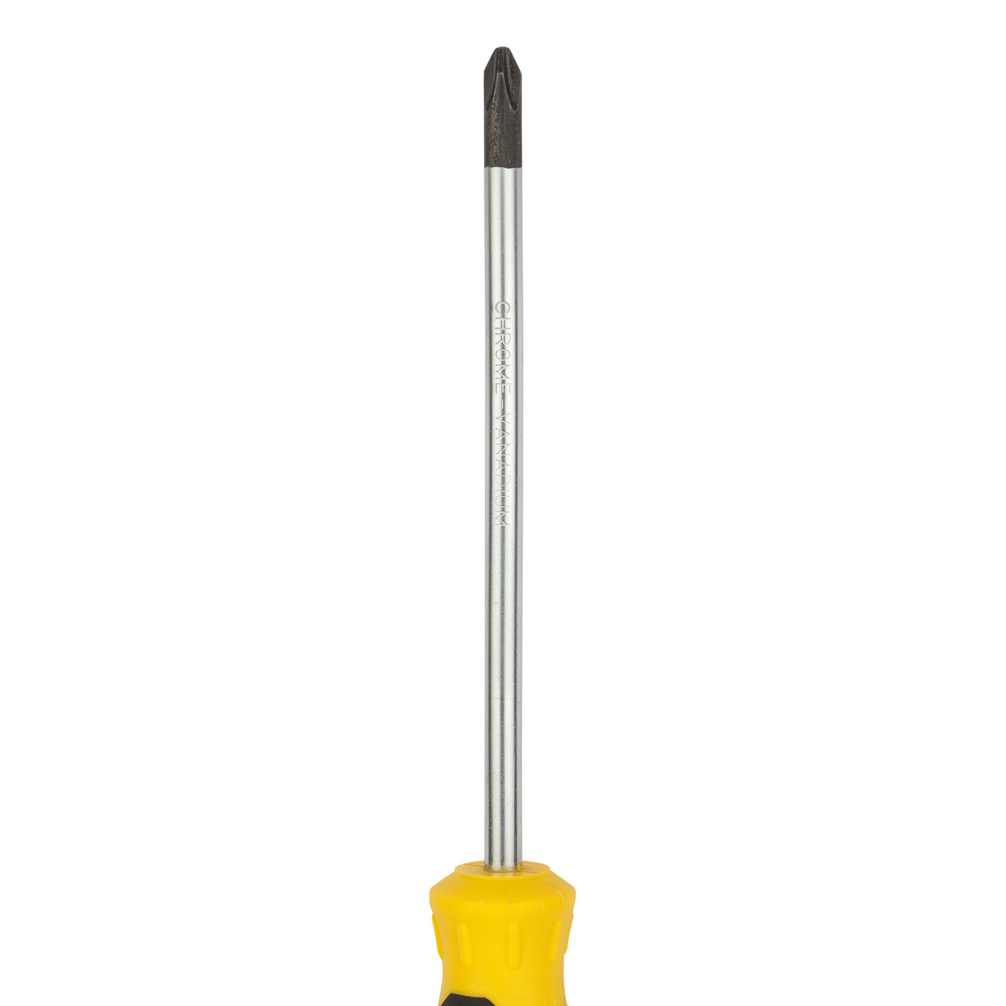 STANLEY STMT60810-8 Phillips screwdriver with yellow handle, straight-on angle, tool category