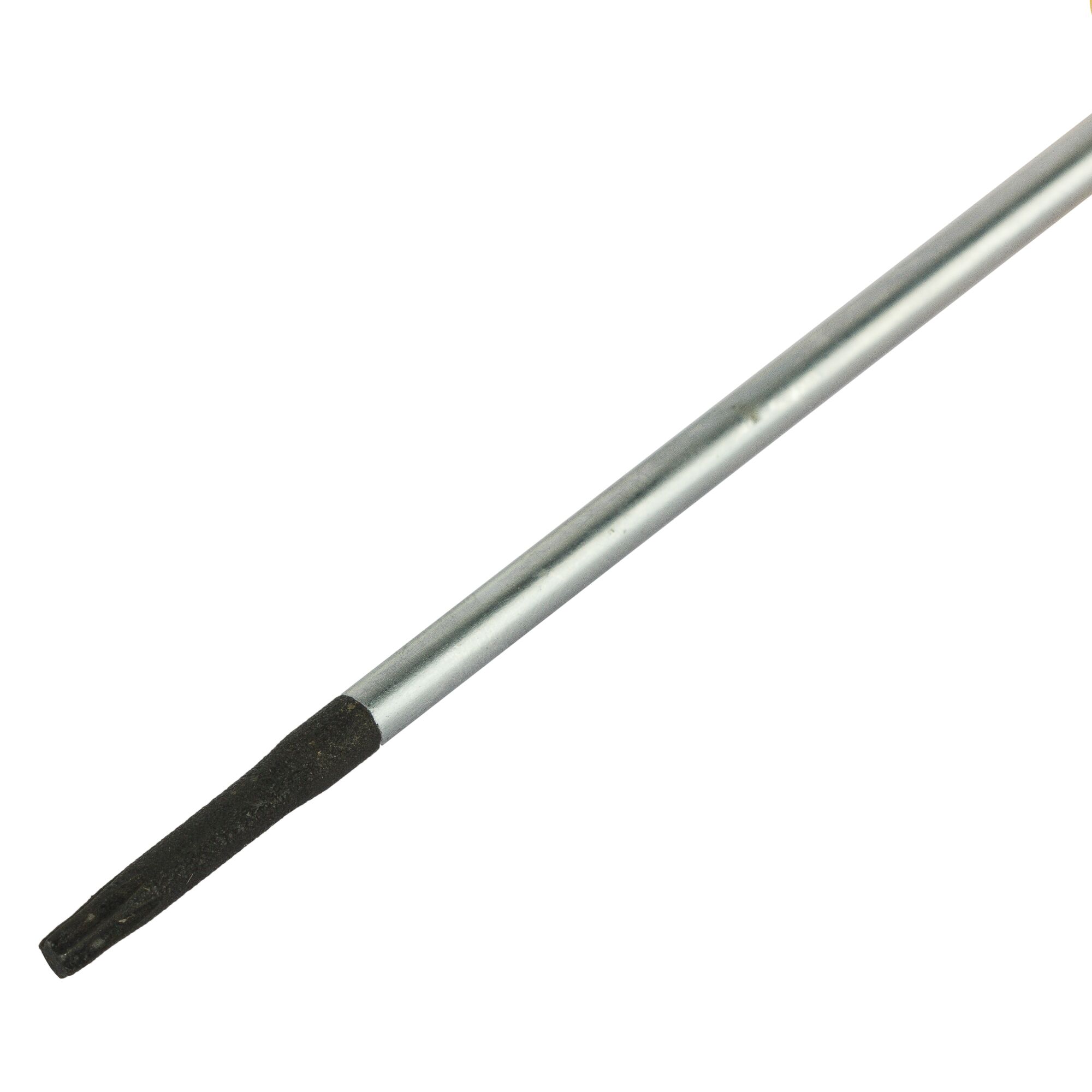 STANLEY STMT60841-8 long, silver and black screwdriver shaft, close-up, white background.