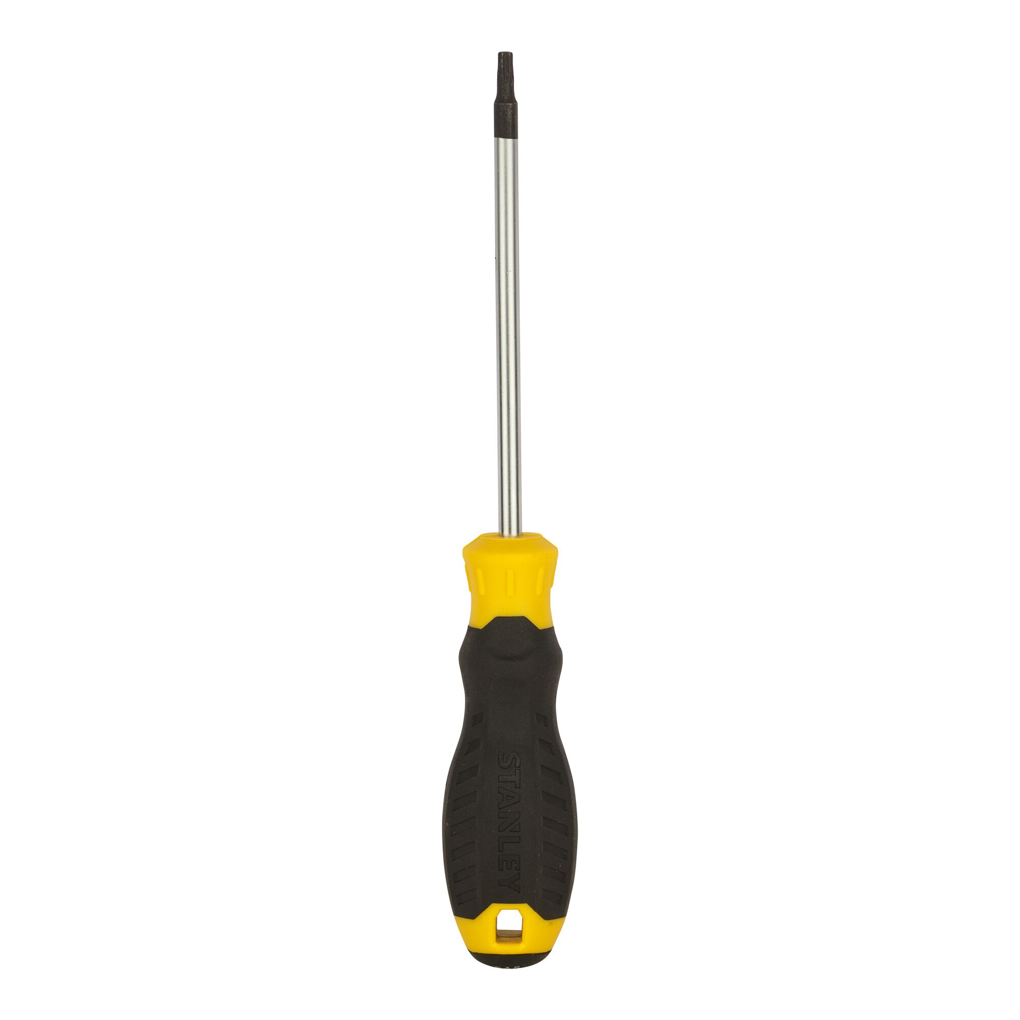 STANLEY STMT60845-8 screwdriver with yellow and black handle, product photo on white background