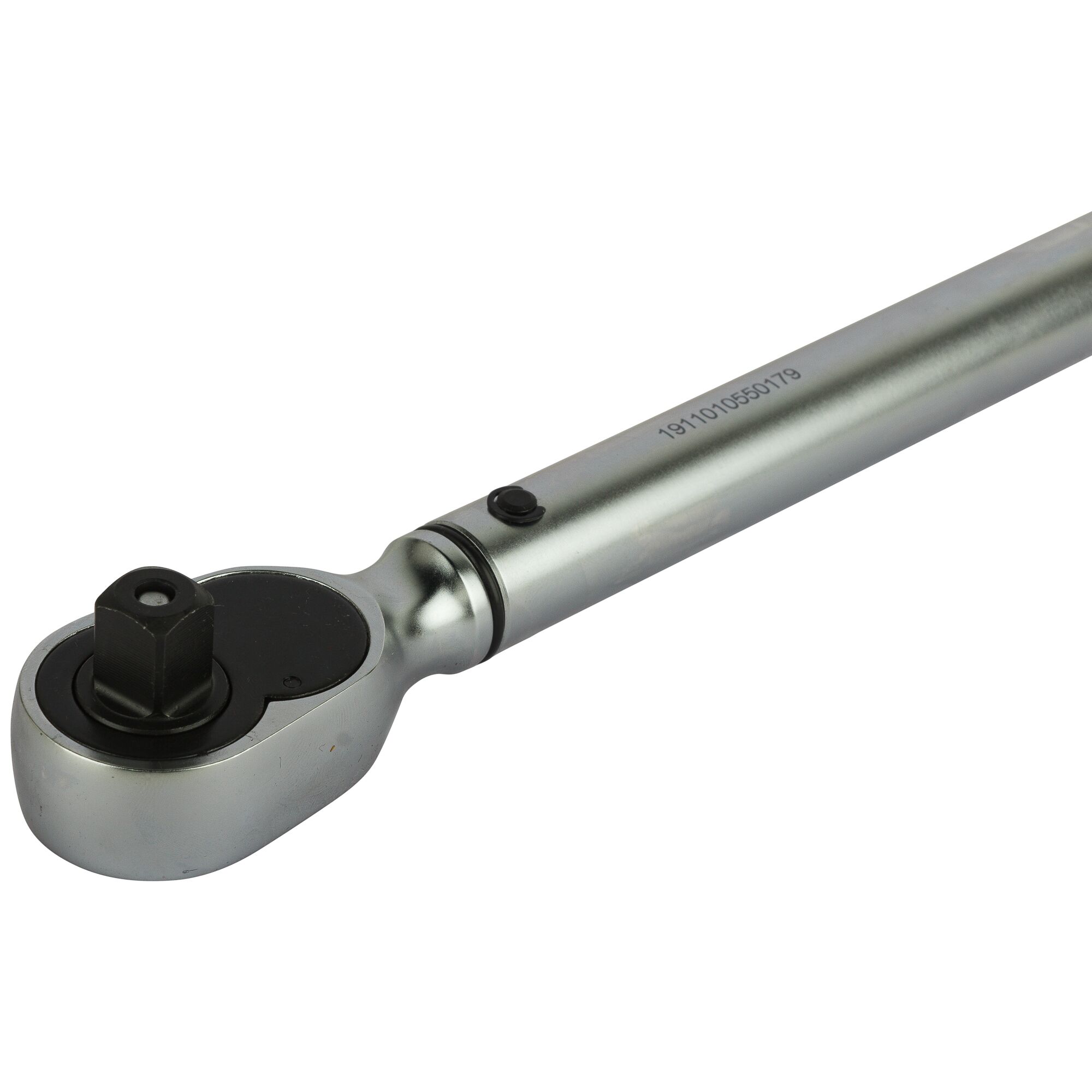 STANLEY STMT73590-8 ratchet wrench, silver metal, left angle on white background.