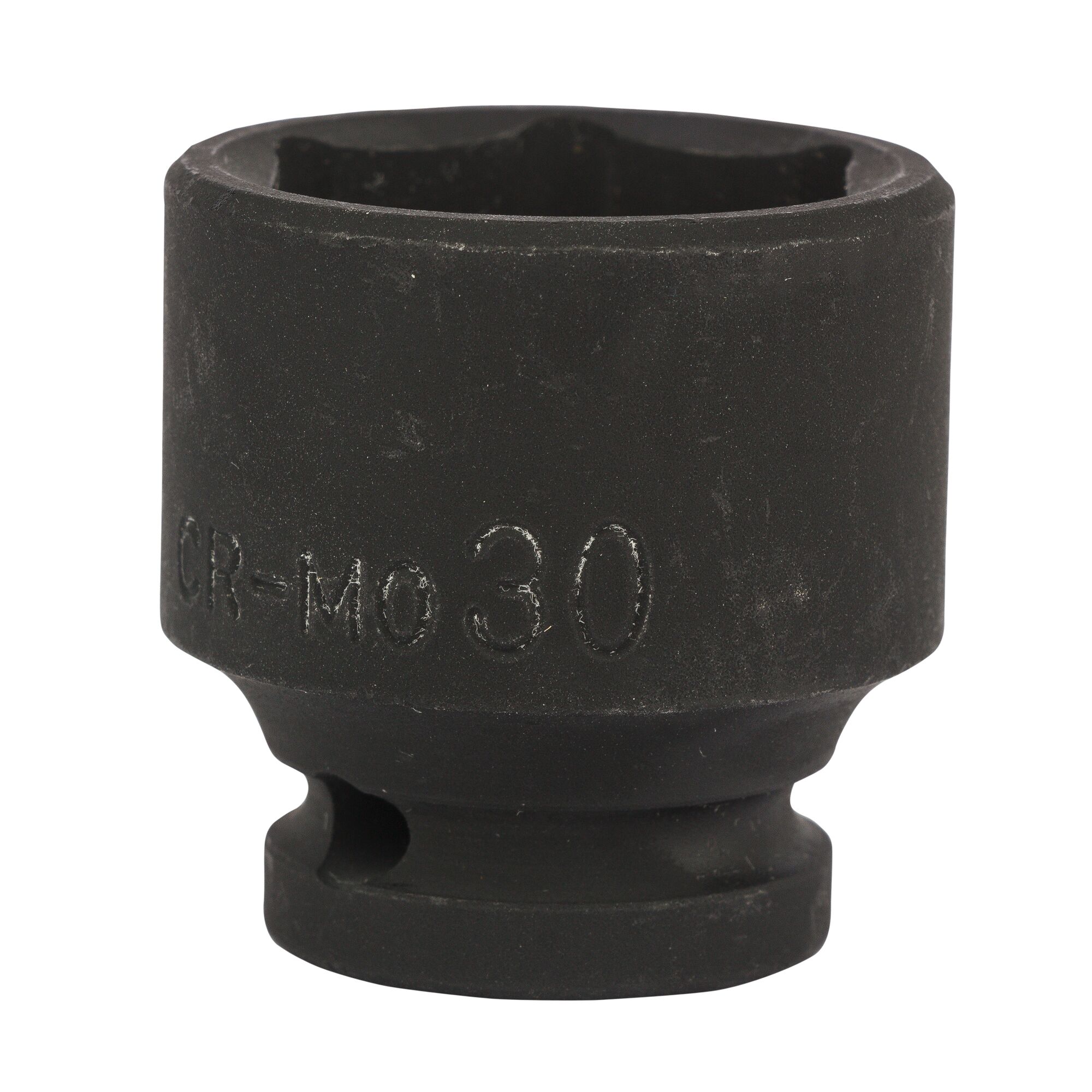 STANLEY STMT89456-8B black impact socket, close-up front angle, photography product category