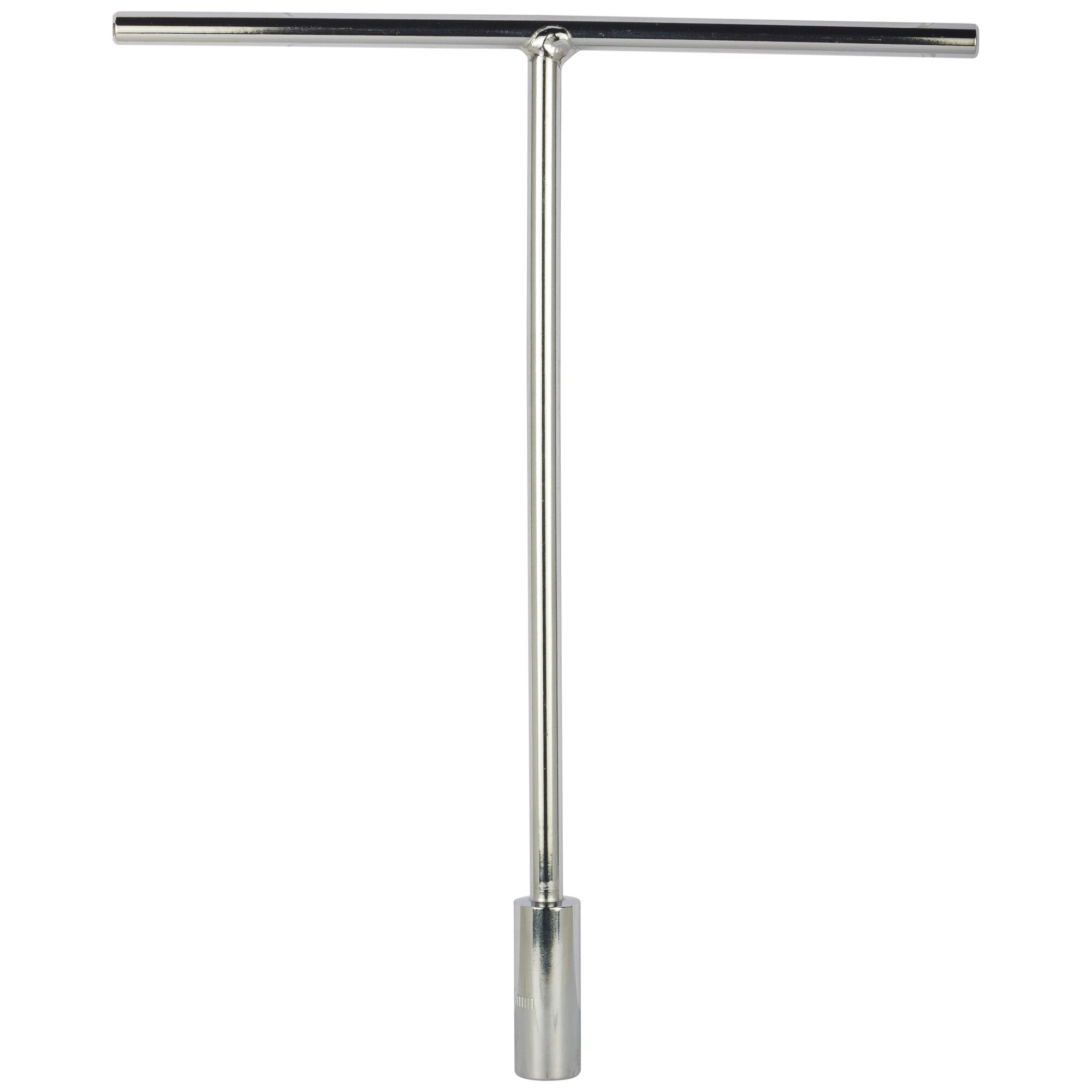 STANLEY STMT93308-8 T-handle socket wrench, chrome finish, product front view on white background.