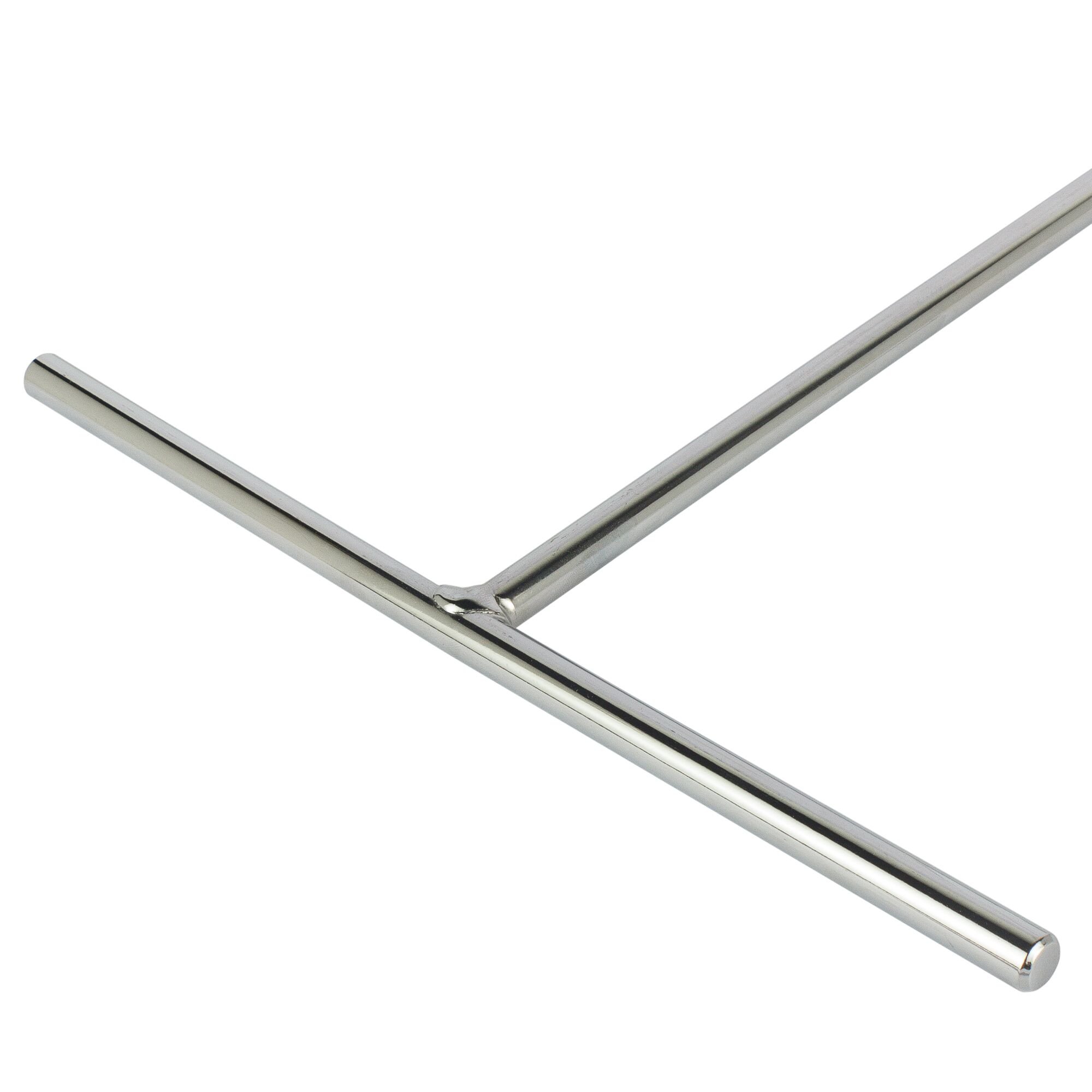 STANLEY STMT93308-8 chrome-plated T-bar tool, product photography, side angle.