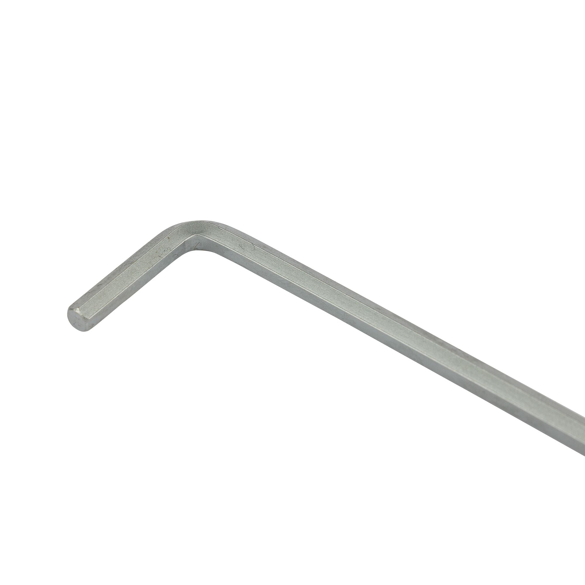 STANLEY STMT94103-8 hex key tool, silver finish, angled side view, on white background.