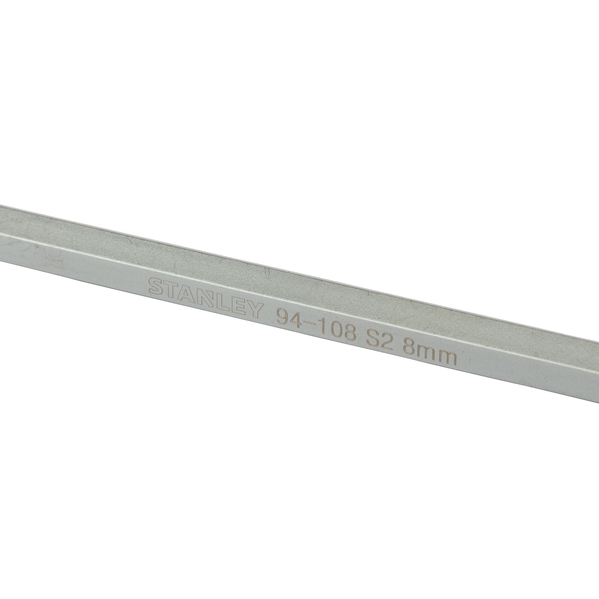 Stanley STMT94108-8 8mm hex key, close-up view on white background